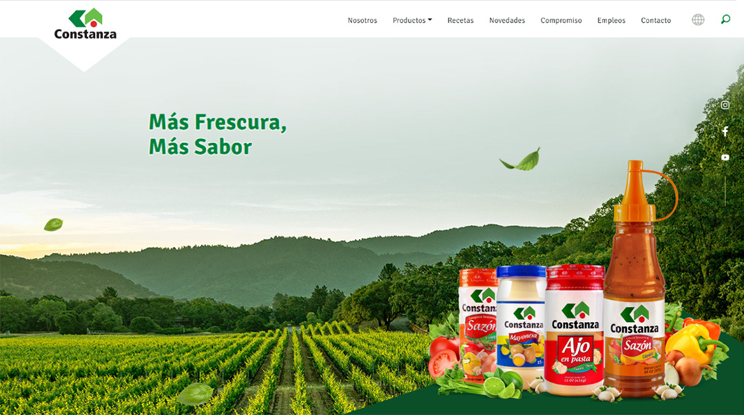 Website Constanza Agroindustrial - por Grupo Interactivo