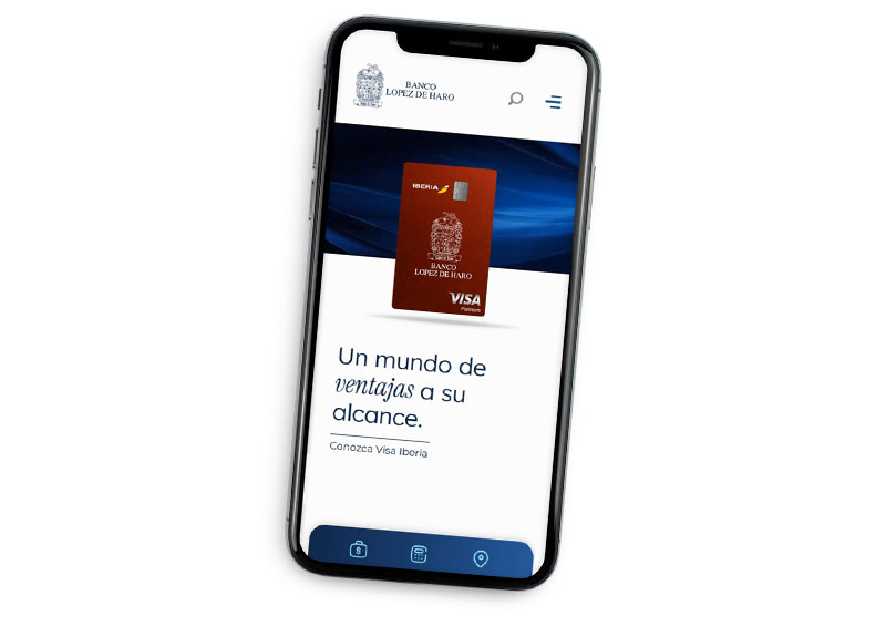 Banco López de Haro - Website diseñado por Grupo Interactivo